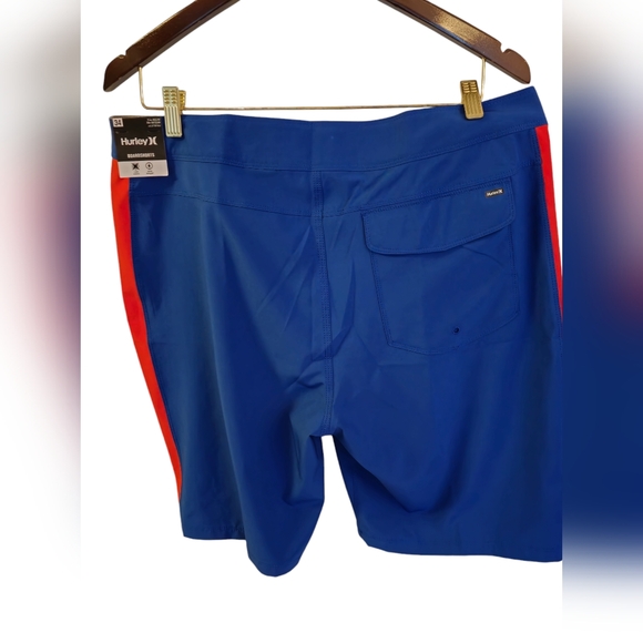 NWT Hurley Men's Swim Board Shorts Blue Red Size 34 - Picture 4 of 14